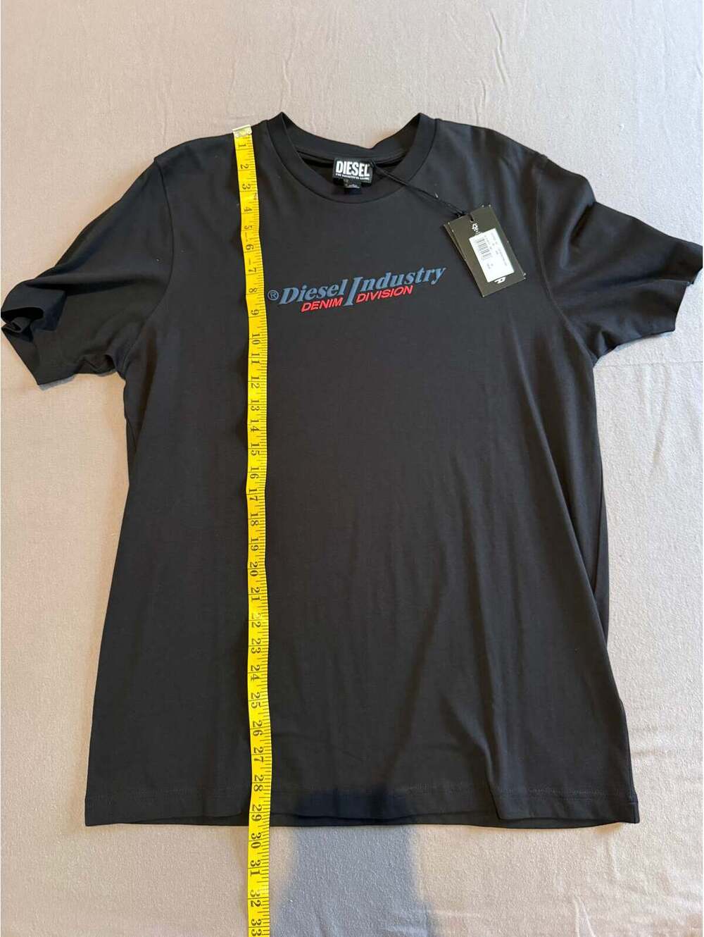 Diesel Industry Denim Division Black Graphic T-Shirt NWT Men’s Medium
